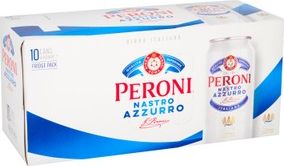Peroni Nastro Azzurro Premium Lager 10x440ml