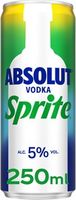 Absolut Vodka & Sprite