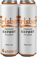 Carlsberg Export Lager Beer 4x568ml