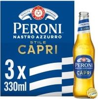 Peroni Stile Capri Beer Lager Bottles 3x330ml