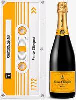 Veuve Clicquot Clicquot Tape exclusive limited-edition Brut NV champagne with personalised tin