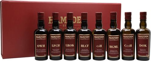 Hampden Estate 8 Marks 1 Year Old Collection / 8x20cl