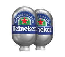 Heineken 0.0 Alcohol Free Lager bundle - 2x 8L BLADE Kegs