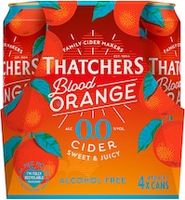 Thatchers Blood Orange Alcohol Free Fruit Cider 4x440ml