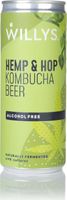 Willy's Hemp & Hop Kombucha Beer Kombucha