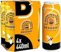 Boddingtons Draught Bitter Ale 4x440ml