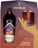 Cucielo Vermouth Negroni Glass Set Gift Pack