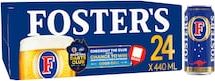 Fosters The Amber Nectar Lager Beer 24x440ml