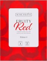 WINE ROUTE FRUITY RED WINE 3L