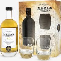 Mezan extra-old rum and glasses gift set