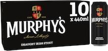 Murphy's Draught Irish Stout 10x440ml