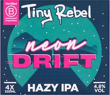 Tiny Rebel Neon Drift Hazy IPA 4x330ml