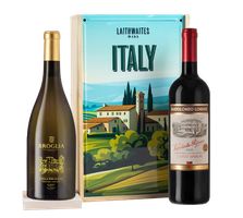 Classic Italian Red & White in Italy Lovers G...