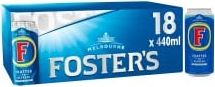 Foster's Lager Beer Can 18x440ml