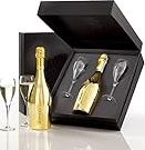 Bottega Black Gold Prosecco Gift Set with 2 Glasses