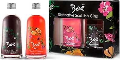 Boe Scottish Bramble Peach & Hibiscus Gin Gift Set 2 x