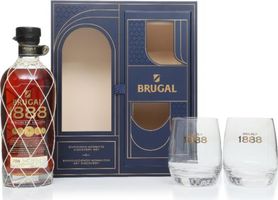 Brugal 1888 Gift Set (with 2x Glasses) Rum