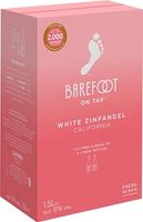 Barefoot White Zinfandel Bag in Box          ...