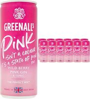 Greenall's Wild Berry Pink Gin & Tonic 12 x