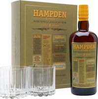 Hampden Estate 8 Year Old Rum / Glass Pack Single Traditional Pot Rum