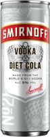 Smirnoff & Diet Cola Vodka Mixed Drink