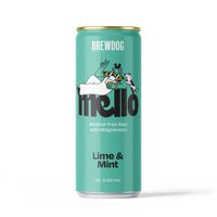 Mello Lime & Mint Alcohol Free Beer 330ml