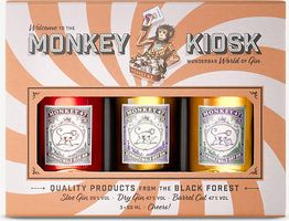 The Monkey Kiosk gin set of three