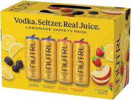 Nutrl Vodka Seltzer Lemonade Variety Pack