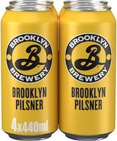 Brooklyn Pilsner Lager Beer 4 x 440ml