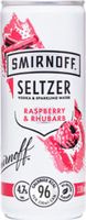 Smirnoff Seltzer Raspberry & Rhubarb 330ml Ready to Drink Premix