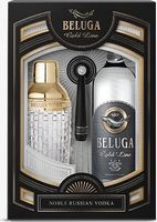 Beluga Gold Line vodka with cocktail shaker 700ml