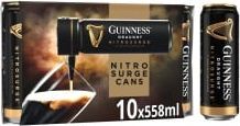 Guinness Draught Nitrosurge 10 X 558Ml