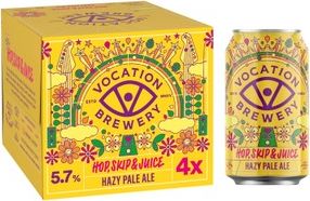 Vocation Hop, Skip & Juice Hazy Pale Ale 4X33...