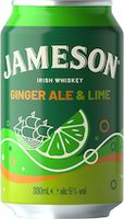 Jameson Irish Whiskey Ginger Ale & Lime