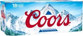 Coors Lager Beer Can 18 x 440ml