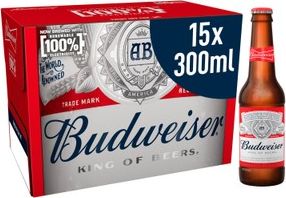 Budweiser Premium Lager 15x300ml