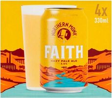 Northern Monk Faith Hazy Pale Ale 4x330ml can...