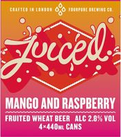 Fourpure Juiced Mango & Raspberry pack