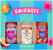 Smirnoff Trio Selection Flavoured Vodka  x 3 Gift Set