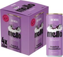 Mello Peach & Passionfruit Alcohol Free Beer 4x330ml