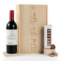 Hotel Chocolat Macarons & Malbec Gift Set - Free Delivery*