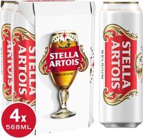 Stella Artois Premium Lager Beer Cans