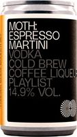 MOTH: Espresso Martini Cocktail 125ml Can 12 Pack