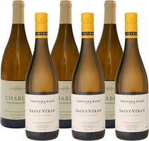 White Burgundy Wine Case, 6 Bottles