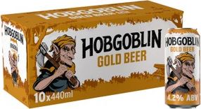 Hobgoblin Gold Ale Beer Cans