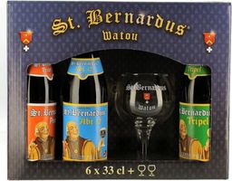 Saint Bernardus Abbey Ales with Glass Gift Box