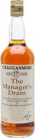 Cragganmore 17 Year Old / Manager's Dram Speyside Single Malt Scotch Whisky
