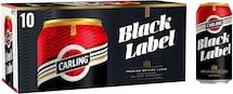 Carling Black Label Premium British Lager 10 ...
