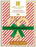 Love Cocoa White Chocolate Mint Candycane Bar 75G