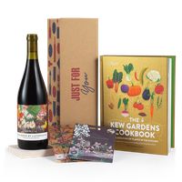 Kew Gardens Cook Book & Red Wine Gift Set